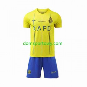 Koszulka Al-Nassr Dziecięcy Domowe Koszulki Piłkarskie 2023-2024 Krótki Rękaw